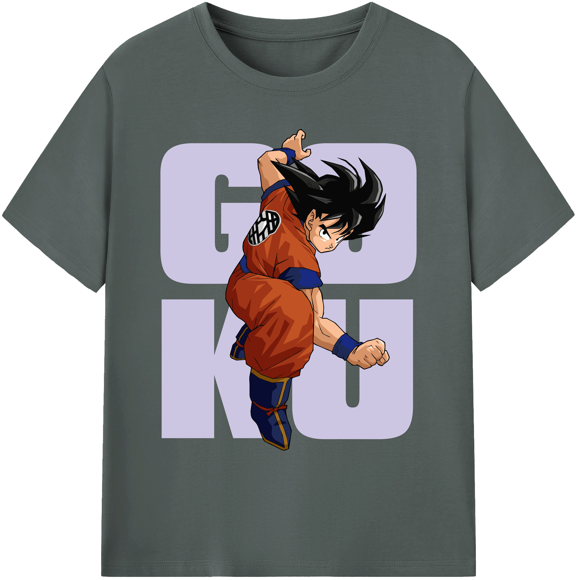 （画像用） ドラゴンボール 孫悟空（そん ごくう）Son Goku カカロット DRAGON BALL Kakarotto 綿100％ メンズ半袖Tシャツ｜肌触りやわらか＆通気性